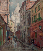 Крылов Порфирий Никитич (1902–1990)<br />«Париж. Улочка на Монмартре», 1960 г.