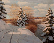 Бессонов Борис Васильевич (1862–1934)<br />«Зимний пейзаж», 1920-е гг.