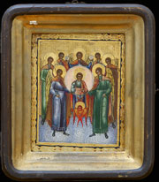 Икона «Собор Архангела Михаила» в киоте