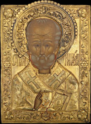 Икона «Святитель Николай Чудотворец» в окладе