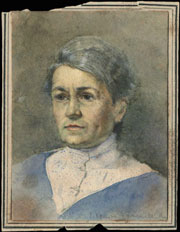 Качура-Фалилеева (урожденная Качура) Екатерина Николаевна (1886−1948)<br />«Женский портрет», 1910-е−1920-е гг.