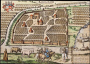 План Москвы, 1580-е гг.