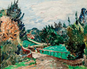 Грищенко Алексей Васильевич (1883–1977)<br />«Пейзаж с мостом», 1933 г.