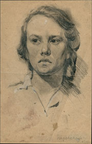 Верейский Георгий Семенович (1886–1962). «Женский портрет», 1935 г.