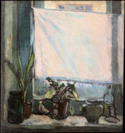 Казенин Леонид Александрович (1897–1965). «Примула на окне», 1932 г.