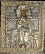Икона «Спас царя Мануила» в серебряном окладе