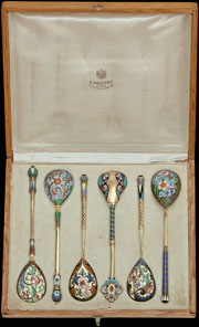 Подарочный набор из 6 чайных ложек в оригинальном футляре