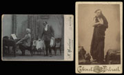 Две фотографии Ф.И. Шаляпина в сценических костюмах.
