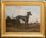 Швабе Александр Петрович (1824(?)-1872) Портрет собаки, 1850-е гг.