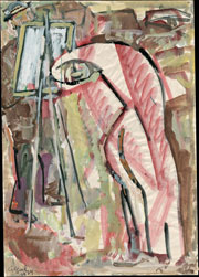 Гершов Соломон Моисеевич (1906–1989). «Марк Шагал на мотиве»,<br>1974 г.