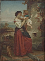 Луи Этьен Вателе (1780–1866). «Женщина с ребенком», 1830 г.