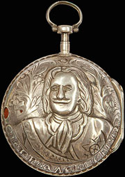 Часы карманные с портретом Петра I