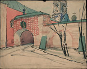 Ноаковский Станислав Владиславович (1867–1928)<br />«Архитектурный пейзаж», 1910-е гг. (не позднее 1917 г.)