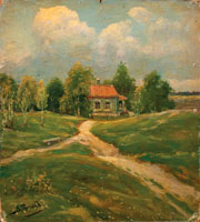 Пчелин Владимир Николаевич (1869–1941)<br />«Летний пейзаж», конец XIX – начало XX вв.