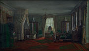 Неизвестный художник «Интерьер загородного дома», середина XIX в.