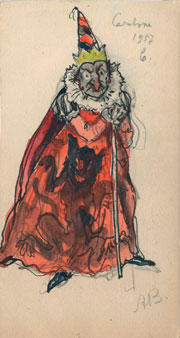 Бенуа Александр Николаевич (1870–1960)<br />«Фея Карабос». Эскиз костюма для балета П.И. Чайковского «Спящая красавица», 1957 г.
