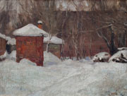 Маневич Абрам Аншелович (1881−1942)<br />«Городской дворик зимой», 1900–1910-е гг.