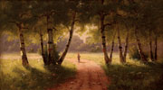 Воронков Василий Егорович (1859−?)<br />«Летний пейзаж», конец XIX в.