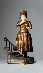 Алонзо Доминик (конец XIX – начало XX вв.)<br />«Девушка на ступенях», 1910–1920-е гг.