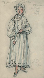 Бенуа Александр Николаевич (1870–1960)<br />«Клара». Эскиз костюма к балету П.И. Чайковского «Щелкунчик»